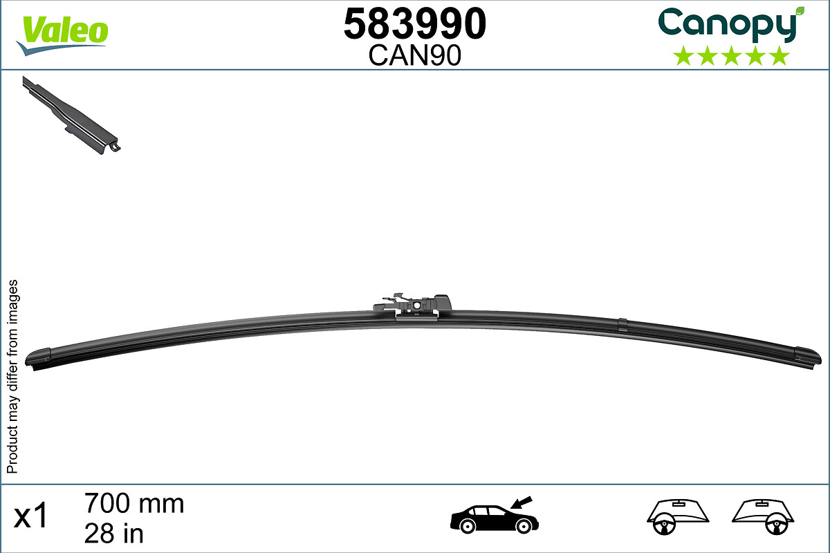 Lamela stergator VALEO 583990